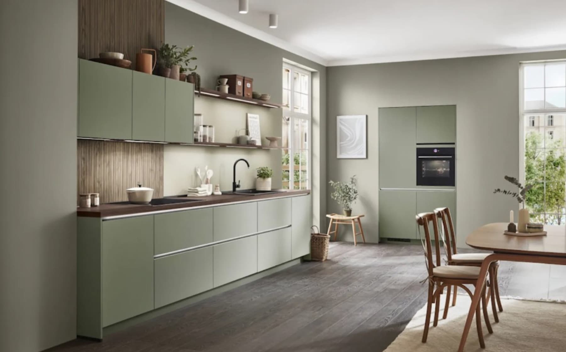 Natural Wood kitchen Long Island 2025 — VINT Homes